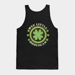 Wee Little Hooligan - Green Clover Funny Saint Patrick's Day Tank Top